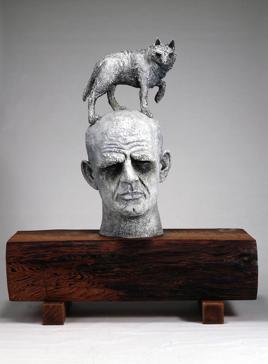 Robert Arneson, Wolf Head, 1989