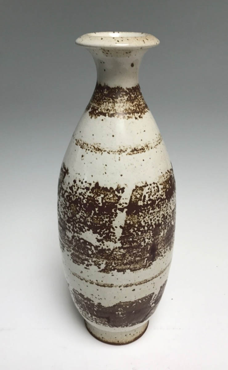 Robert Arneson, Banded White Bottle, 1958