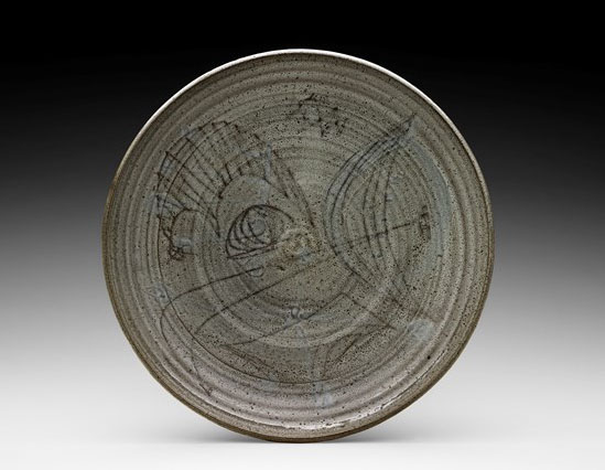Robert Arneson, Untitled (Plate With Sgraffito Design), 1959