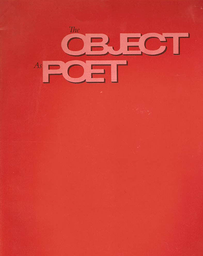 The Object As Poet, Renwick, 1977