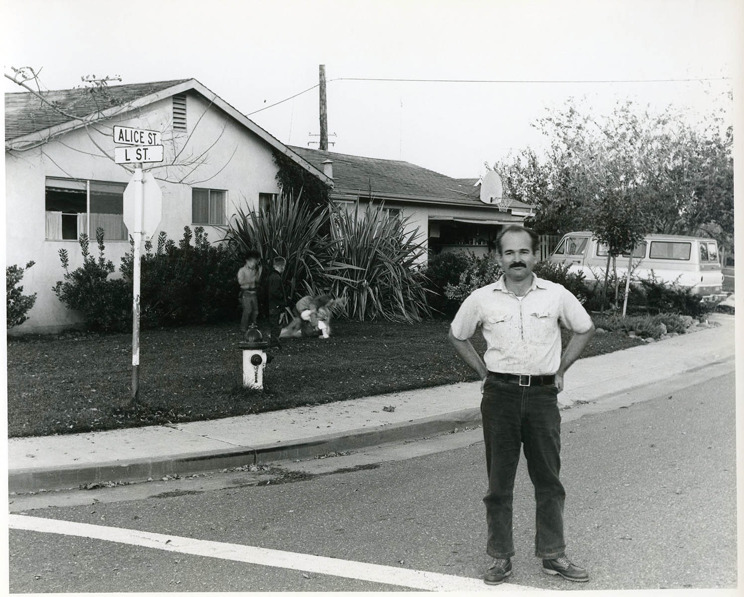 Arneson at 1303 Alice Street, Davis, CA, 1967.