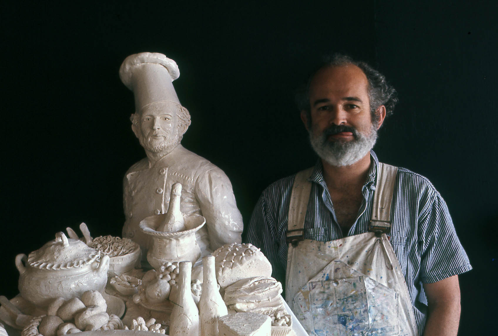 Arneson with Smorgi-Bob, The Chef, 1971.